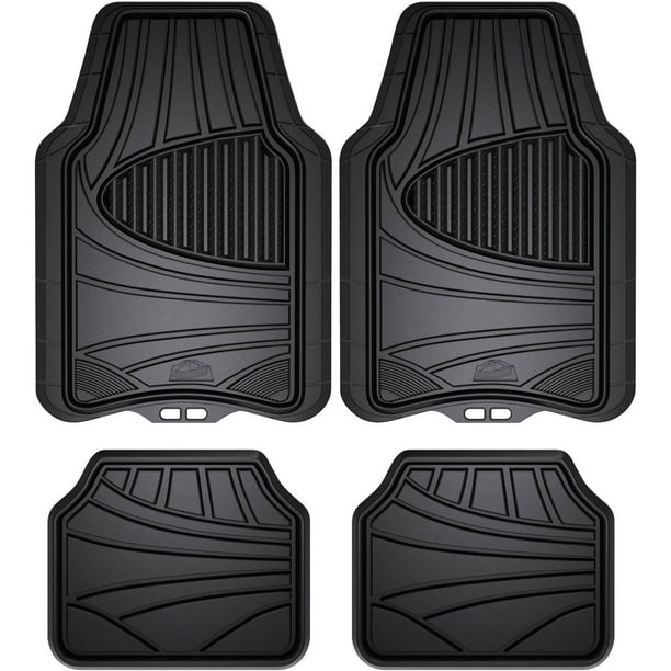 Heavy Duty Floor Mat Protectors For Nissan A-C CUSTOM CLEAR VINYL 4-Piece 